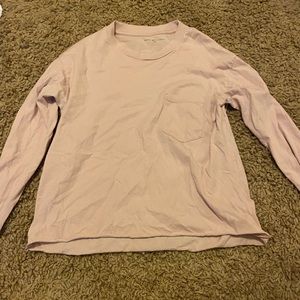 Cropped long sleeve tee